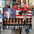 thumbnail image 2 of Cayyon Christian Flag 3x5Feet In God We Trust, Christian Cross American Eagle Flag Banner with 2 Brass Grommets, 2 of 4