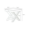 thumbnail image 3 of Manhattan Comfort Abigail Single Ottoman Bench with Solid Wood Frame in Green, 3 of 8