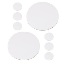 NIYANGLE 8Pcs Canvas for Painting 10x10x0.3in Round Shape for Artists
