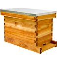 thumbnail image 1 of Kit de caja Bee NUC Hiveaura Hive de 5 marcos recubiertos de cera de abejas, 1 of 5