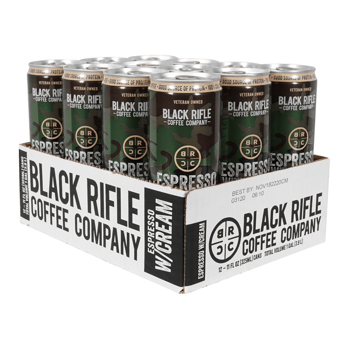 Black rifle coffee nutrition label