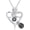 D-Heart Infinity, variant on I Love You Necklace 100 Languages Projection Heart Infinity Necklace 925 Sterling Silver Infinity Pendant Necklace Rose Jewelry Gifts for Women