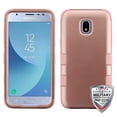 thumbnail image 2 of TUFF Series Heavy Duty [Military Grade Certified MIL-STD 810G-516.6 Drop Tested] Protection Case Cover and Atom Cloth for Samsung Galaxy Express Prime 3 J337A (2018) - Rose Gold, 2 of 7