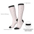 thumbnail image 5 of Picia Women Crew Soft Moisture-wicking Socks Cute Poodle Dog Pattern Design Cotton Socks, One Size fit All, 5 of 9
