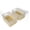 Peach, variant on Kensie Closet Storage Bins with Handles, Stackable, 2-Pack, Glitter