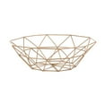 thumbnail image 3 of Geometric Fruit Vegetable Wire Basket Metal Bowl Kitchen Storage Desktop Display, 3 of 4