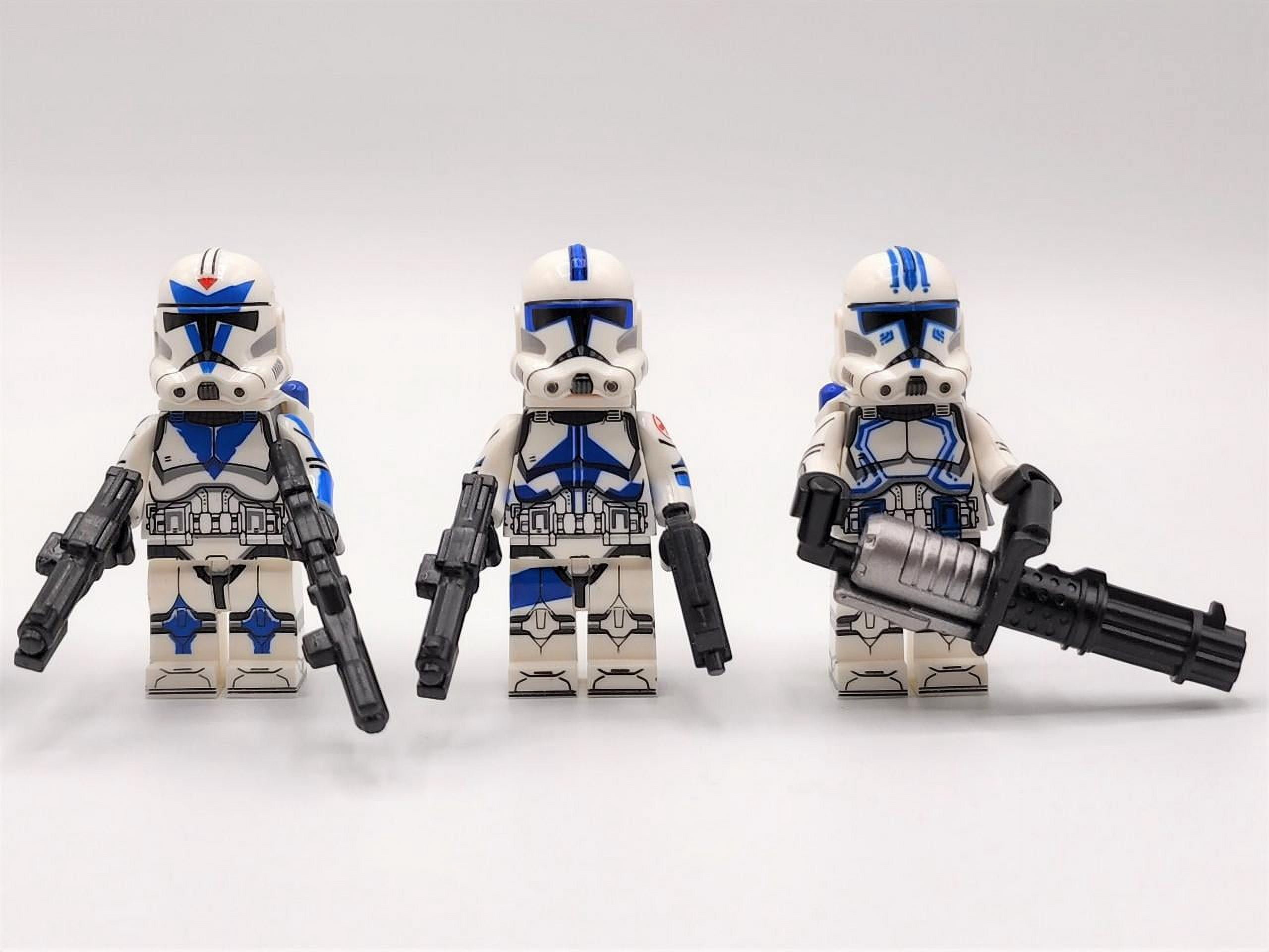 24PCS Galaxy Clone Trooper Minifigure Set – Iconic 1.77in Space Warrior Building Block Figures Toy Collection Gift for Kids and Fans