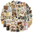 thumbnail image 2 of Vintage Stickers, 100 Aesthetic Retro Stickers, 2 of 5