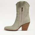 thumbnail image 4 of Sam Edelman Tracy Off White Stacked Heel Pointed Toe Pull On Western Boots (Off White, 8), 4 of 6