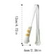 thumbnail image 3 of Pinzas para cubitos de hielo con forma de pata de gato | Pinzas de cocina de acero inoxidable para hielo, alimentos y cocina | Resistentes al calor, aptas para horno y estufa | Agarre ergonómico, 3 of 3