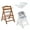 High Chair + Cushion, variant on hauck Alpha+ Grow Along Wooden High Chair w/White Tray & Grey Cushion