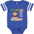 thumbnail image 3 of Inktastic Monkey First Birthday Boys or Girls Baby Bodysuit, 3 of 5