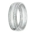 thumbnail image 5 of His and Hers Wedding Ring Set Matching Sterling Silver Anniversary Bands for Him and Her (9/9), 5 of 6