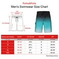 thumbnail image 3 of Rokka&Rolla Men's 9" Half Elastic Waist Board Shorts, 3 of 10