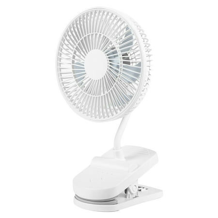 

Clip 4 Speeds Small Fan with Strong Clip & Desk Fan USB Plug in with