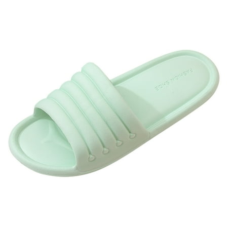 

WANYNG Men Women Quick-drying Flat Non-Slip Couple Family Home Indoor Slippers Shoes Fuzzy Slippers for Women Cross Band Furry Slippers Womens Slippers Size 8 Memory Foam