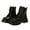 Black, variant on Boots for Women TKYCMSUAKI Women’s Combat Boots Lightweight Lace up Side Zipper Ankle Botas Chunky Platform Sole Booties