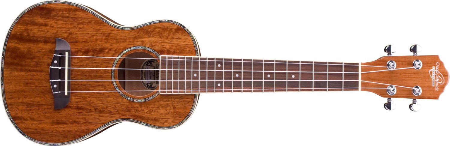 Oscar Schmidt Wide Neck Tenor Ukulele w/ Gigbag - Koa - OU6WK