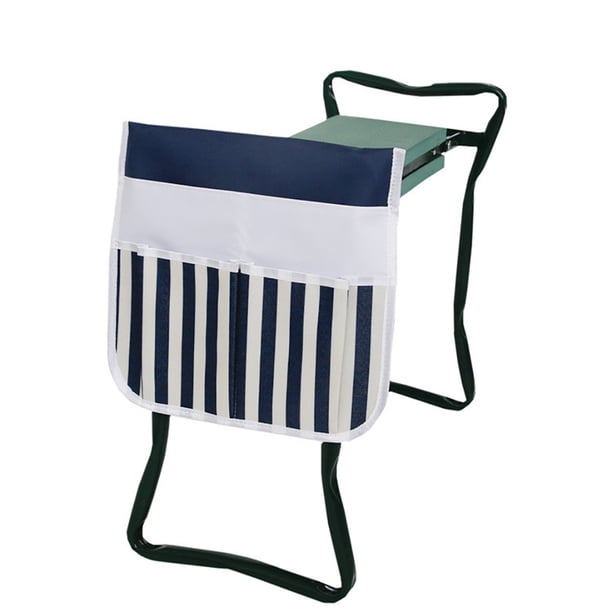 Taburete de asiento para arrodillarse en el jardín con bolsa de herramientas, bolsas de herramientas plegables para arrodillarse en el jardín, bolsa de asiento de almacenamiento portátil para trabajo al aire libre