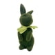 thumbnail image 2 of Figura de conejo flocado con lazo, centro de mesa de primavera suave, figura de conejo Verde, 2 of 9