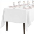 thumbnail image 4 of 1 Pack Table Cover White Tablecloth For Birthday Party Baby Shower Parties, 4 of 5