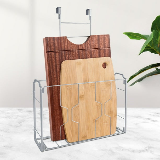 2Pack Metal Wire Over the Door Organizer Wall Mount Organizer for Kitchen Pantry