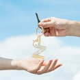 thumbnail image 4 of Creative Keychain Color Letter Mens Key Ring Keychain Translucent Resin Pendant Lanyard Key Ring Personalized Keychains Personalized Keychain Thin Key Ring Letter Translucent Pendant, 4 of 9
