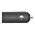 thumbnail image 3 of Belkin 18W USB-C Car Charger + USB-C Cable with Lightning Connector, Black, 3 of 4