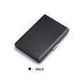 thumbnail image 1 of Supershield Stainless Steel RFID Blocking Card Holder & Wallet, Black (10 Card Slots), 1 of 5