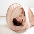 thumbnail image 6 of 3 Sprouts Kids Play Tunnel with Eco-Friendly Recycled Fabric - Pop Up Play Tunnel - Terrazzo Clay, 6 of 9