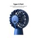 thumbnail image 2 of 2 Pack Handheld Fan Rechargeable Mini Fan Portable Handheld Fan Personal Fan with 3 Wind Speeds Compatible with Home, 2 of 5