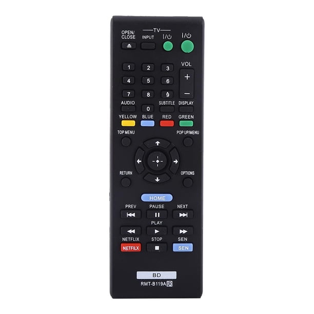 Mando A Distancia De Moda Rmt-B119A Controlador De Repuesto Para Sony Blu Ray 1 Unidad Inevent EL007218-00