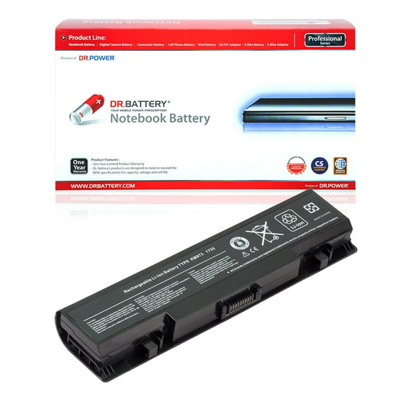 DR. BATTERY - Replacement for Dell Studio 17 / 1735 / 1736 / 1737 / RM868 / RM870 / RW835 / 312-0708 / 312-0711 / 312-0712 / KM973 / KM974 / KM976 / KM978 / MT335 / MT342 / PP31L / PW823 / PW824