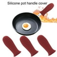 thumbnail image 1 of Anti-scald Chaud Isolé Silicone Pot Poignée Couvercle Manches Outil de Cuisine, 1 of 10