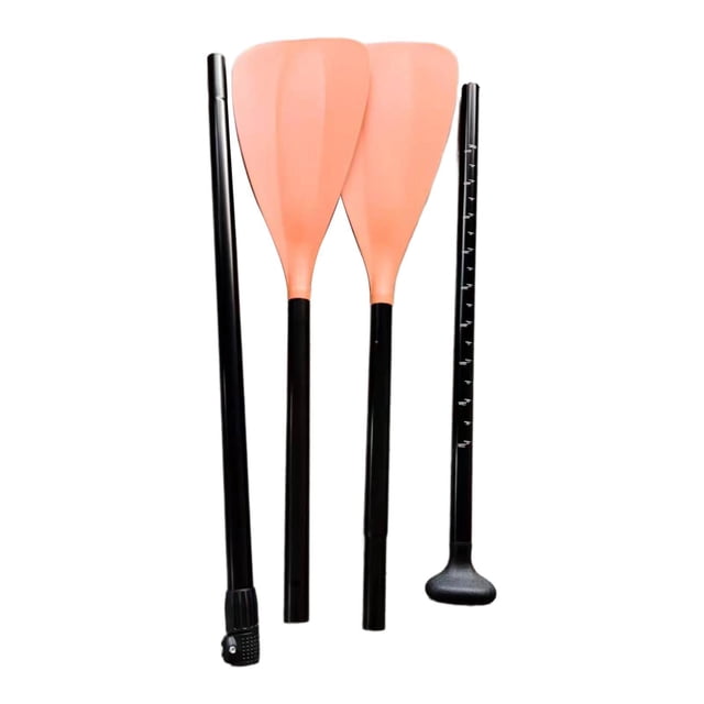Lipstore Pagaie de Kayak Bateau Rame Réglable Arbre en Alliage d'Aluminium Bateau Pagaie Kayak Rames pour Orange