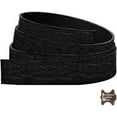 thumbnail image 3 of ELW 6-7 oz. 2.4-2.8mm Straps, Belts, Strips  Black 3-1/4" X 50" 8.3cm X 127cm  Full Grain Leather Bison Hide DIY Craft Projects, Bag, Chap, Motorcycle, Shoe, Clothing, Jewelry, Wrapping, 3 of 8