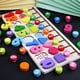 thumbnail image 2 of Juego educativo de aprendizaje temprano para niños, formas de números, pensamiento logarítmico, tablero de aprendizaje, juego de juguetes cognitivos de Color, 2 of 5
