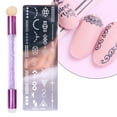 thumbnail image 1 of Flmtop 1Set Nail Stamping Plate Exquisite Pattern Shiny Effect DIY Nail Transfer Print Template for Makeup, 1 of 10