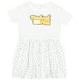 thumbnail image 3 of Inktastic Pittsburgh, Pennsylvania Retro Font Girls Toddler Dress, 3 of 5