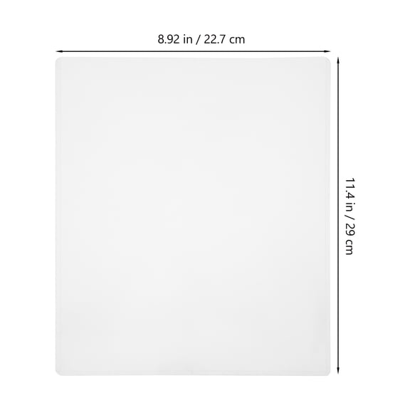 Supvox 10Pcs Clear Photo Jackets Plastic Sleeves Waterproof for Document and Poster Protection