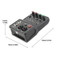 thumbnail image 3 of GUYUTING Compact USB Sound Mixing Console 2 Channel Portable Audio Interface 16 Bit 48 kHz for Recording Karaoke, 3 of 10
