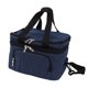 thumbnail image 5 of Bolsa térmica plegable de tela Oxford PEVA a prueba de fugas con doble aislamiento, bolsa de almuerzo con correa ajustable para el hombro para viajes, playa, picnic, camping, azul oscuro, 10 l, 5 of 10