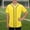 Yellow, variant on Lutiedan Boys Baseball Jersey Button Down Hip Hop Sport T Shirts V Neck Short Sleeve Quick Dry Casual Sport Tops Size 3-15