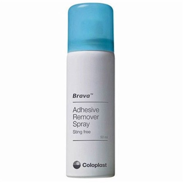 Brava Adhesive Remover Spray, Sting Free, 1.7 oz., 50ml., Coloplast