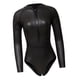 thumbnail image 1 of Traje de Neopreno de Una Pieza UPF5 + Protección UV Ropa de Buceo Transpirable Negro brillante l, 1 of 8