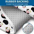 thumbnail image 4 of White Cow Black Spot Pattern Bathroom Rugs Sets 3 Piece,Toilet Cover Set,Absorbent Non Slip Bathroom Mats Sets with U-Shaped Contour Rug Toilet Rug Set, 4 of 5