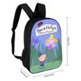 thumbnail image 2 of Ben y Holly-theme Backpack, Campus style schoolbag Bookbag with Adjustable Shoulder Straps And Large Zip Compartment, Unisex Travel Bags., 2 of 6