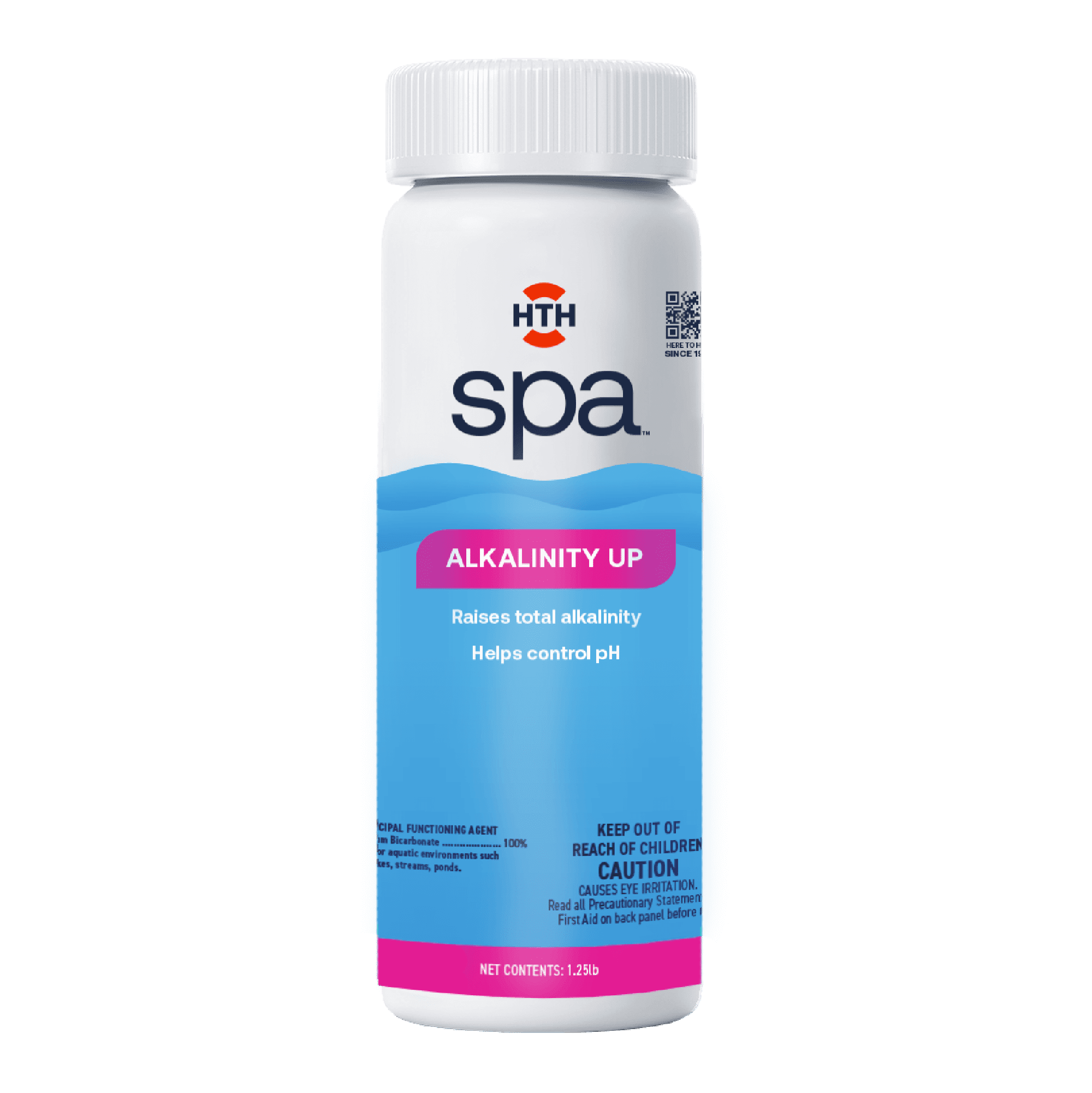 HTH Spa Care Alkalinity Up for Spas & Hot Tubs, 1.25lb (pool chemicals)