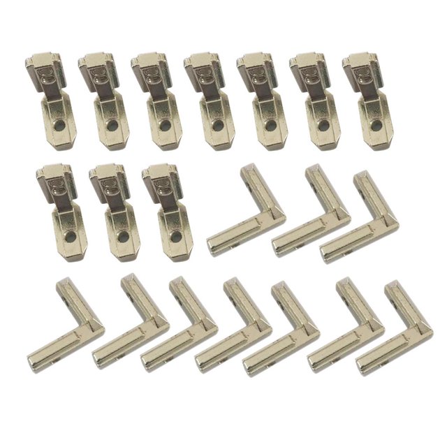 koolsoo T Slot L-Shape Aluminum Profile Interior Connector Corner Bracket Joint 3030