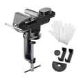 thumbnail image 1 of Bench Vise Clamp on Vise Hand Tools Black Heavy Duty Portable Universal para el procesamiento de trabajo de trabajo Reparación de conductos 50 type torns, 1 of 9